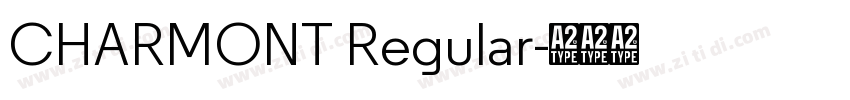 CHARMONT Regular字体转换 CHARMONT Regular字体转换